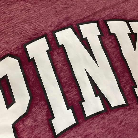 PINK VS Tee & Hoodie Set Size Small - Picture 3 of 9